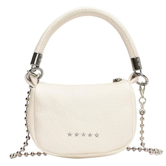 Small Handbag, Minimalist Retro Saddle Bag Chain Shoulder Bag, Casual :[ - Picture 1 of 6